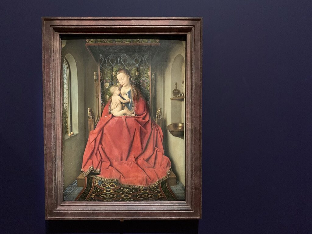 Van Eyck - La vierge et l'enfant