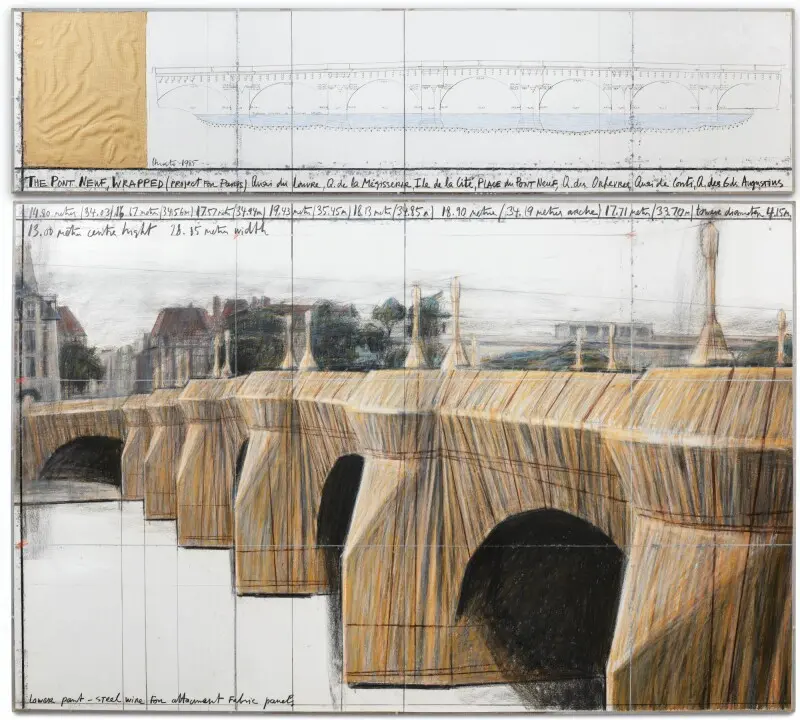 Pont Neuf Paris 1985 Christo